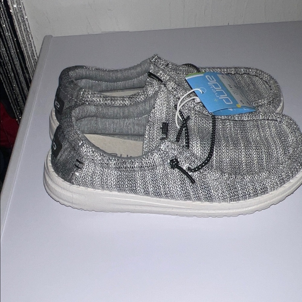 Hey Dude Kids Gray Slip-On Sneakers